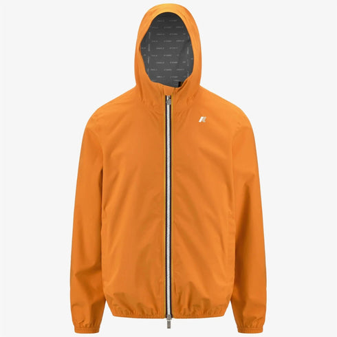 K-Way Giubbino Giubbino Uomo Jack eco stretch dot Arancio - Francavilla Moda